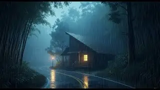 Extreme Heavy Rain with Strong Wind 🌪️ No Ads Rain Sounds for Deep Sleep and Anxiety Relief