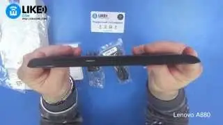 Распаковка Lenovo A880 Black (unboxing)