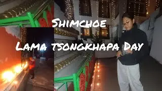 Lama tsongkhapa Day #Mussoorie #Prayer # Light Offering 🙏🙏🙏