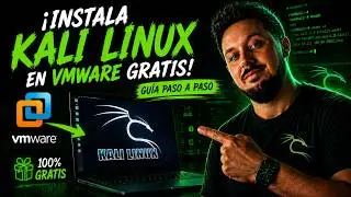 &iexcl;Instala Kali Linux en VMWare GRATIS! 🦸🏻&zwj;♂️🤑 Gu&iacute;a paso a paso