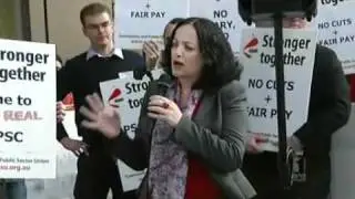 Public servants protests against stalled pay talks