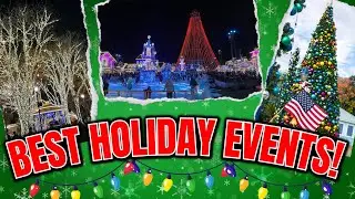 Top 10 Theme Park Holiday Events In America!