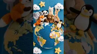 Animal World Adventure &ndash; 7 Lands, 1 Song! 🌍🐾 #shorts  #animalsong #kidssongs