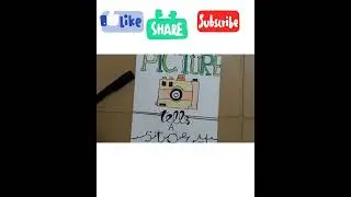 #shorts #aesthetic #cameraart  #easydrawing  #journalart