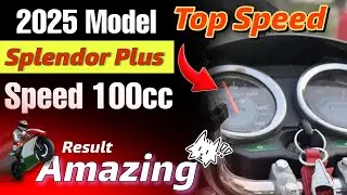 Hero Splendor Top Speed Test ⚡ Amazing Result | Hero Bike Ride Review