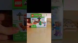 Приключения СТИВА в ТАЙГЕ Майнкрафт 21583 обзор | Крутой набор Лего Minecraft |