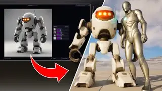 Erstelle KI Bilder & Meshes + Unreal Engine 5 Import