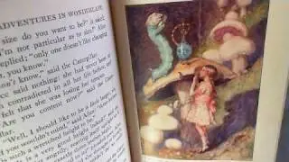Vintage Alice in Wonderland/Through the Looking Glass book collection for sale