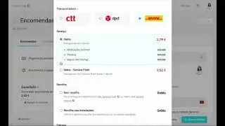 Expedi&ccedil;&atilde;o autom&aacute;tica de encomendas DHL