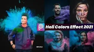Viral Holi Color Effect 2021 | Holi Photo Editing Tutorial | Holi Colors Effect | RTWORLD