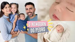 FIZEMOS AS FOTOS NEWBORN + PEDRO PRECISOU CORTAR A LINGUINHA - Thamyê Baseggio