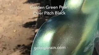 Golden Green Xtreme Color Shift Pearl SparkleMaxx Big Brain Graphics Brain Pearl Powder