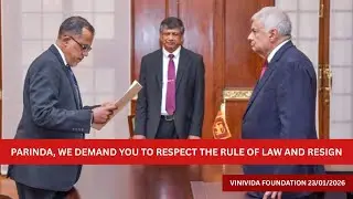 Parinda, we demand you to respect the rule of law and resign from office