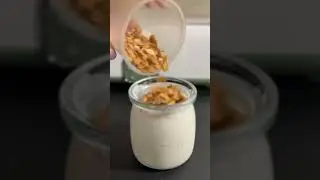 🥛Домашний йогурт: +200 к пищеварению 🤣 #перекусгеймера