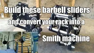 Convert your weight lifting rack into a Smith machine