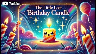 The Little Lost Birthday Candle | A Whimsical Bedtime Story for Kids 🎂✨