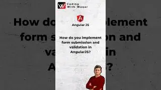 Implement form submission and validation in AngularJS? #shorts #youtubeshorts #angular #viral