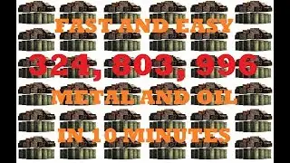 War Commander FAST AND EASY 324 MILLION RESOURCES IN 10 MINUTES