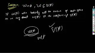 Quotient Linear Space - Vector Space, SubSapce, Equivalence relation in Vector Space- Quotient Space