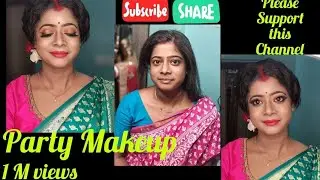 party glam look makeup tutorial for beginners glam look makeup tutorial step by step।