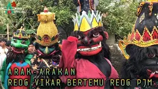 Arak-Arakan Reog Vikar Bertemu Reog PJM || Lihat apa yang terjadi‼