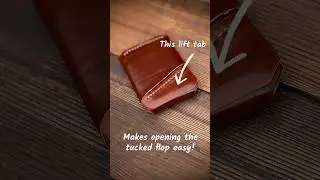 Meet the Uplift wallet. Minimal. Leather-first. Built for everyday carry. #leathercraft  #edc