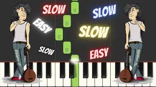 Oh! Susanna - Easy Piano Tutorial (SLOW)