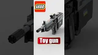 HALO dmr rifle toy gun that works reload custom lego set