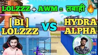 Bi team vs Hydra Alpha full intense fight in the last zone | Cr elite customs | Pubg emulator