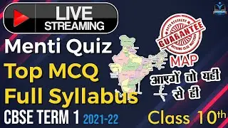 LIVE Menti Quiz | Class 10 Term 1 | Top MCQ | SST FULL SYLLABUS Revision | All Important Topics