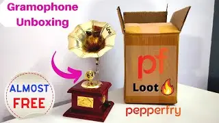 Gramophone Unboxing | Pepperfry Loot Unboxing | Sasti Shopping | Unboxing Spot