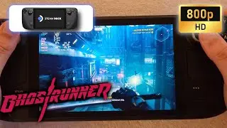 Steam Deck | Ghostrunner | 800p | High settings + Raytracing