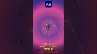 After Effects Magic: Easy Confetti Flashing Effect Tutorial #shorts