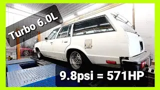Turbo 6.0L LS Wagon | Precision 76mm turbo | Malibu Wagon | G Body | Dyno Review