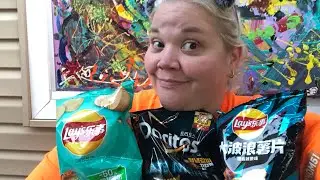 NEW Lay's Bacon Grilled Cheese and Wavy Korean-Style Fried Chicken Lay's Chips; POV; Personal Vlog 