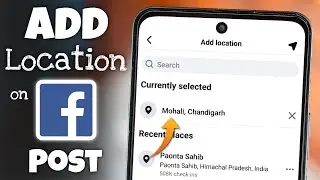 How to Add Location on Facebook Post