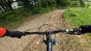 Nowy Sącz - Florynka ż&oacute;łtym szlakiem