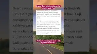 Drama Gala sebelum diantar ke sekolah oleh Fuji #fuji #fujian