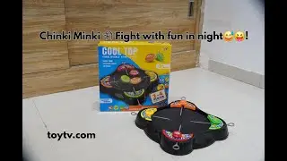 Chinki Minki in bayblade style🙈😜&iexcl; #minki #bayblade #fight #battleground #ground #battle