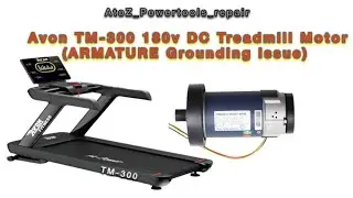 Avon TM-300 180V DC Treadmill Motor [Armature Grounding issue] #dcmotor #repairing #video #foryou