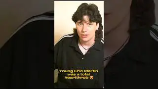 Young Eric Martin was a total heartthrob 😍 #ericmartin #mrbig #heartthrobs #rockstar #shorts