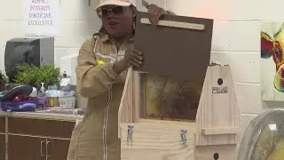 Black beekeeper gets students excited about farming