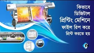 প্রিন্টিং মেশিন ফাইল রিপ এবং প্রিন্ট বিস্তারিত | Digital Printing Machine File Rip | Graphic Ghor