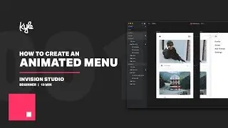 Invision Studio Tutorial - How to Animate a Hidden Menu - In-depth