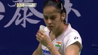 Tahoe China Open 2017 | Badminton R16 M1-WS | Akane Yamaguchi vs Saina Nehwal