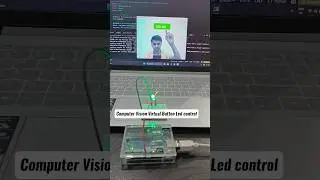 Computer Vision LED Control with Python & Arduino #arduino #python