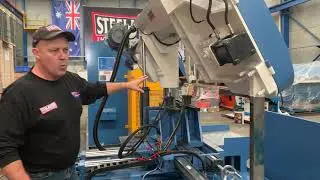 Steelmaster H-500HA Fully Automatic Column Bandsaw. 500mm Round & Square Capacity, Euro Model,
