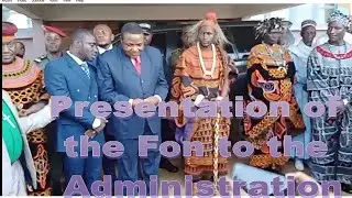 Presentation of the Fon of Nkambe to the Administration #wimbum