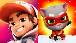 Subway Surfers City VS Talking Tom Hero Dash