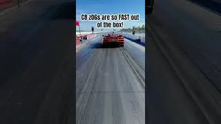C8 z06 1/4 mi in the heat!